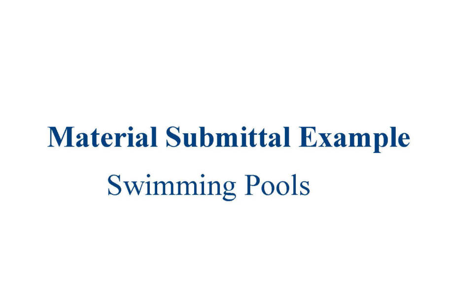 swimming pool : 